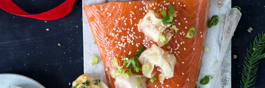 Japanilaisittain Graavattu Lohi Koti Keittio